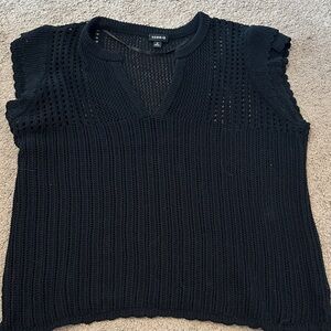 Torrid Black Knit Sleeveless Top